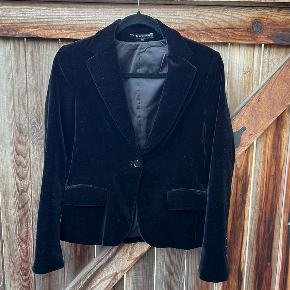 Theory Velvet Blazer
